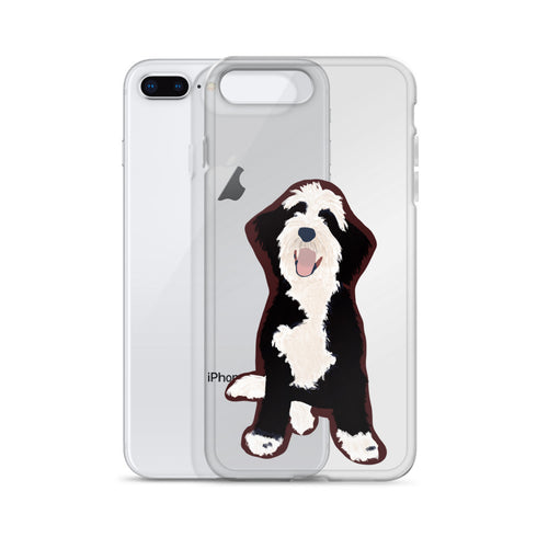 Bernedoodle iPhone Case